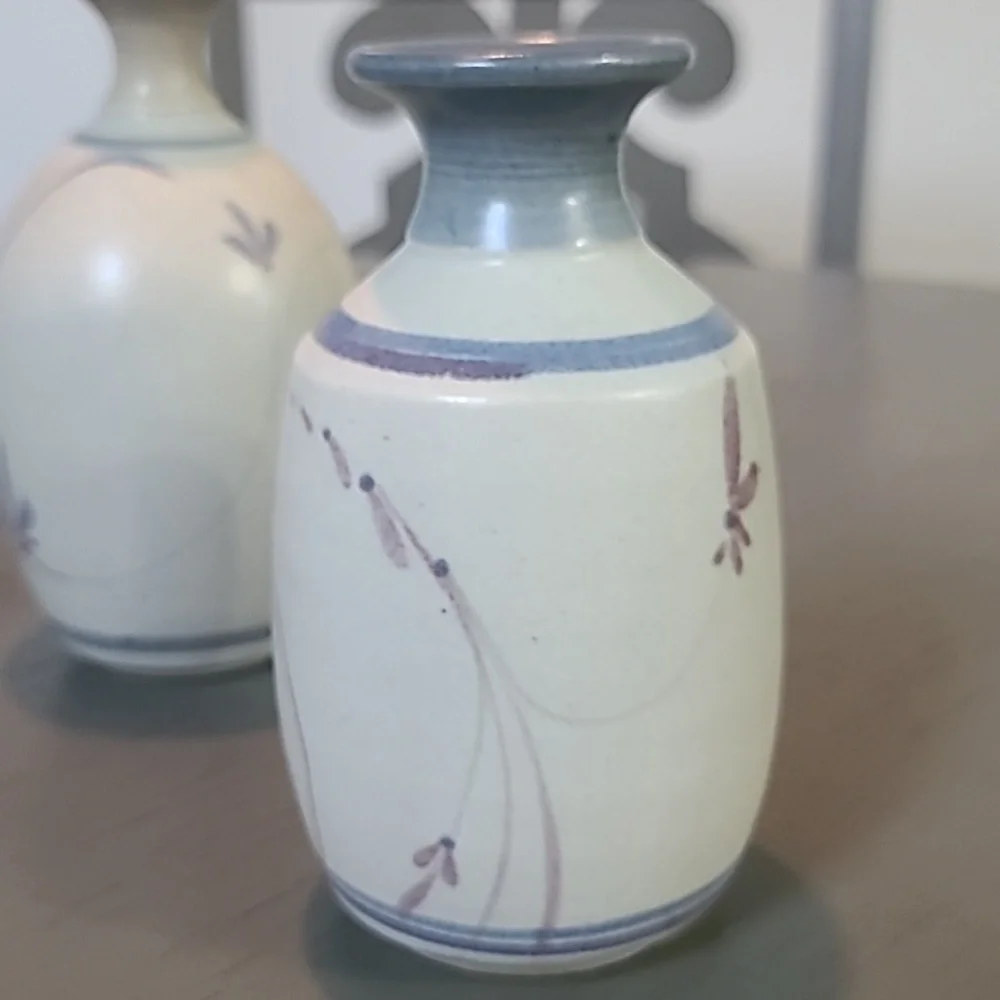 Westlin Studio Pottery Ceramic Vase Set Of 3 - Picture 8 of 16